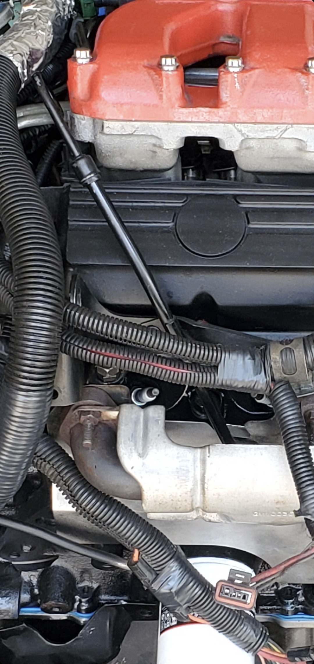 Oil dipstick tube location. Pennock's Fiero Forum